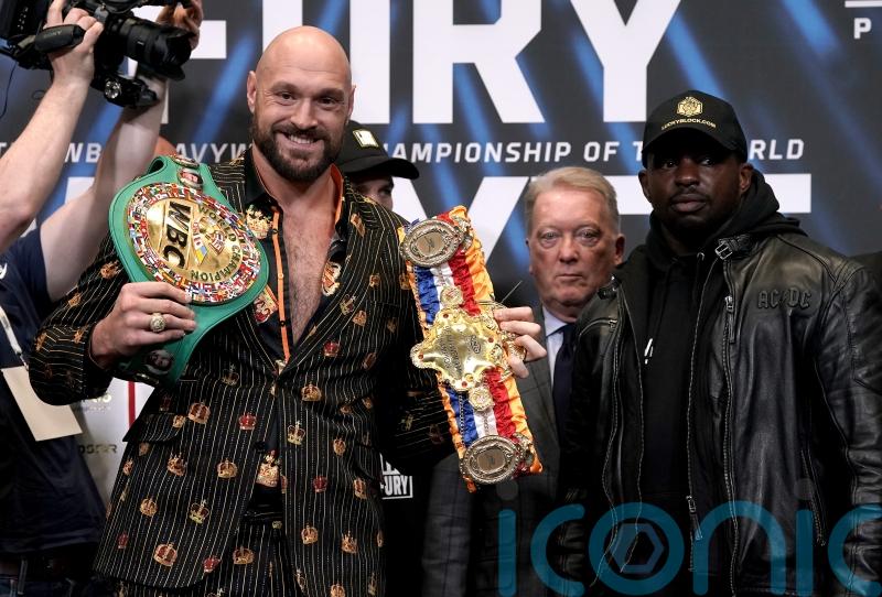 Tyson Fury saving fighting for the ring against Dillian Whyte