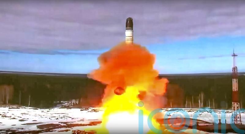 Russia test-fires new intercontinental ballistic missile
