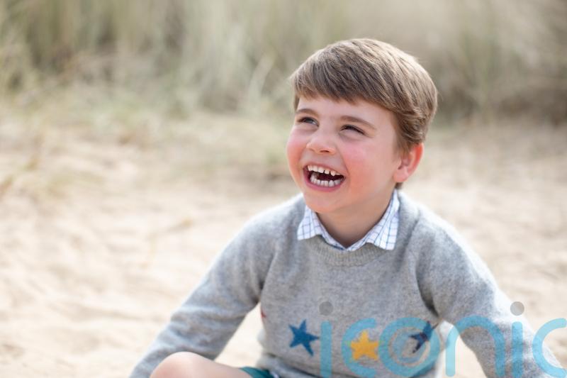 Pictures released of laughing Prince Louis to mark his fourth birthday