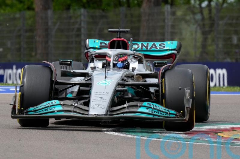 George Russell tops final practice before Sprint race in boost for Mercedes