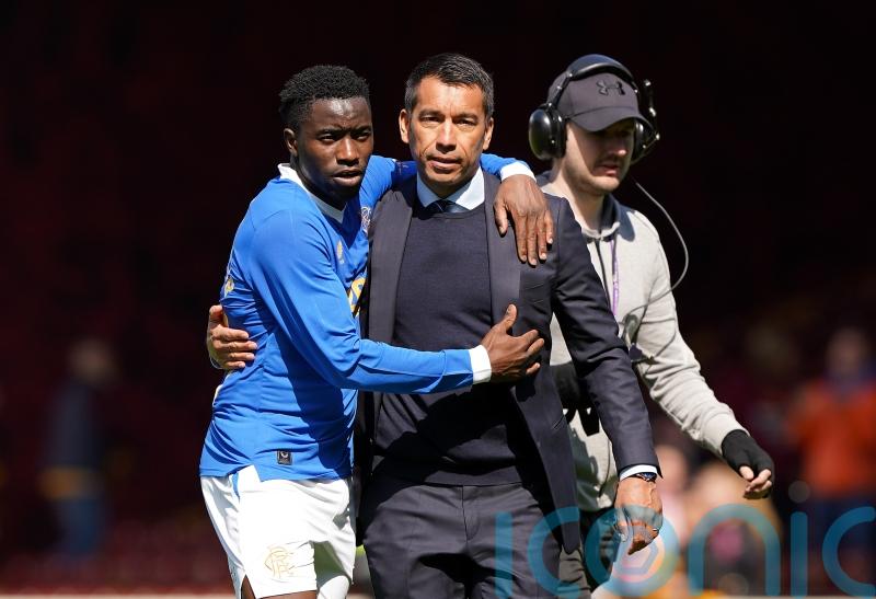 Giovanni van Bronckhorst ‘very proud’ of 10-man Rangers following Motherwell win