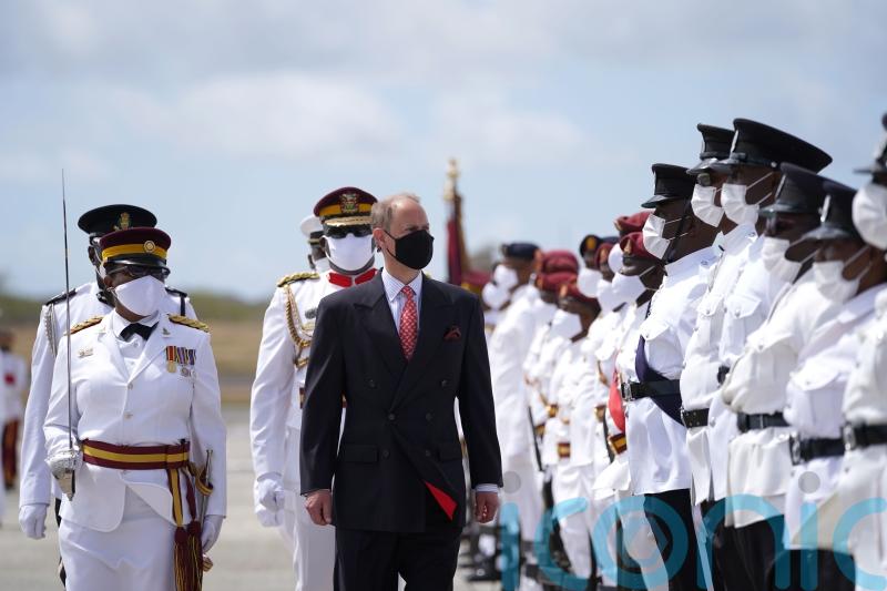 Edward and Sophie touch down on latest Caribbean stop