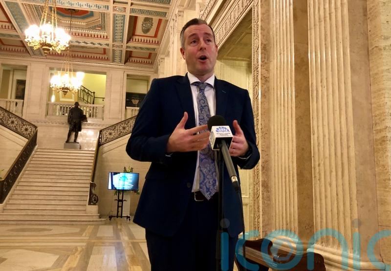 Paul Givan ‘confident’ DUP candidate will win after top party officers quit