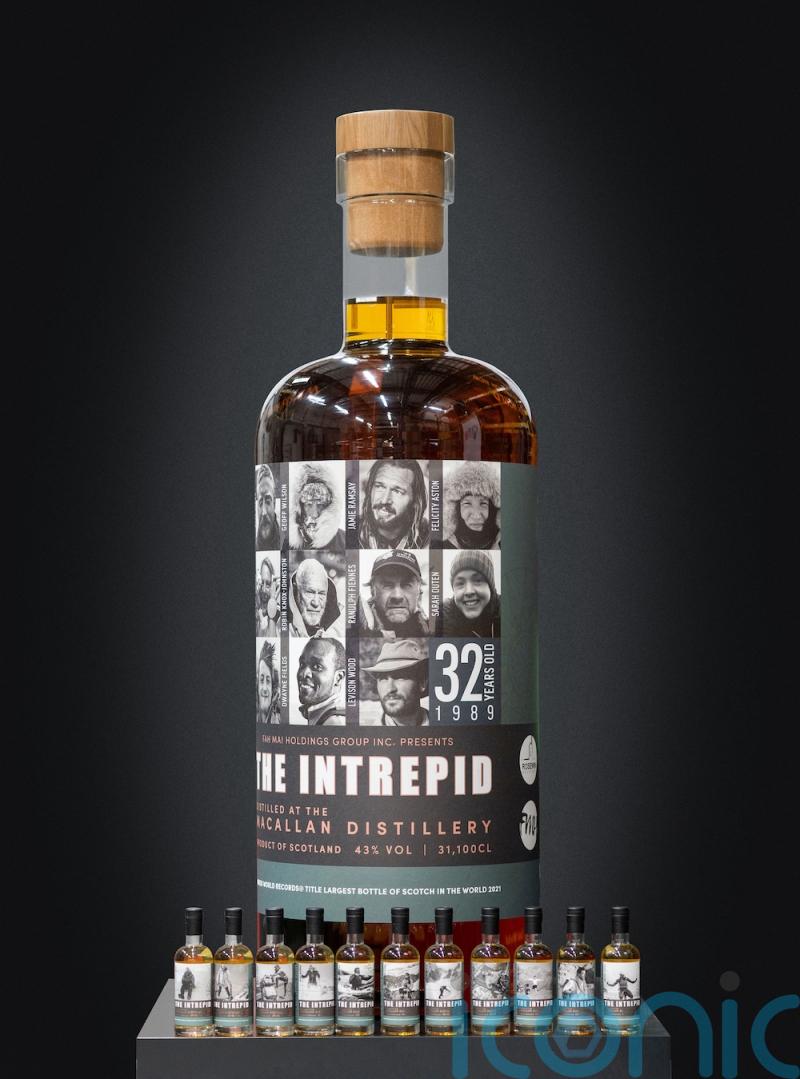 Record breaking 5ft 11in bottle of whisky to go under the hammer