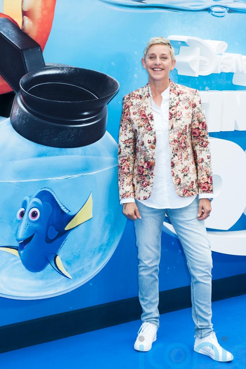 Ellen DeGeneres marks filming of last episode of her talk show