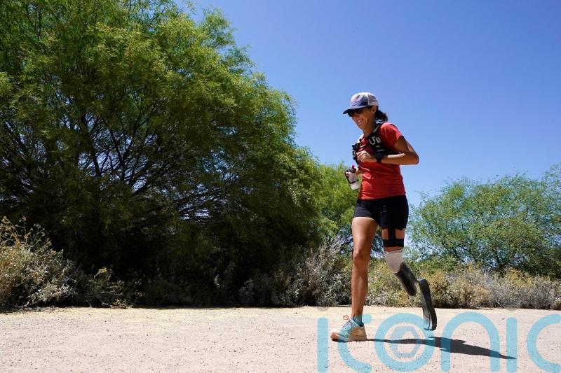 Amputee sets unofficial world record with 102 marathons in 102 days