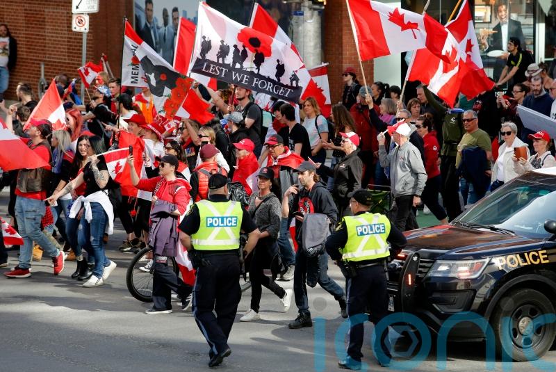 Protests continue in Canadian capital under police eye