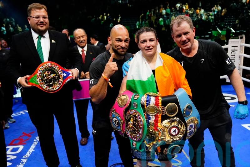 Katie Taylor savours ‘special moment’ after beating Amanda Serrano in New York