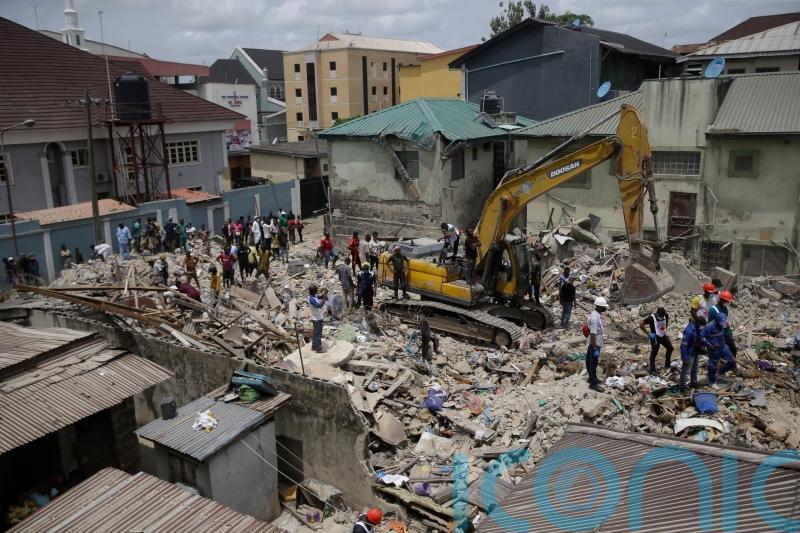 Five dead as building in Nigeria’s commercial hub collapses