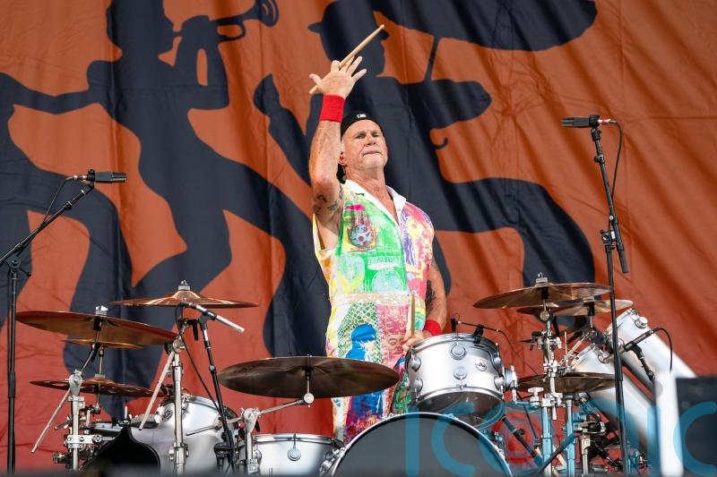 Red Hot Chili Peppers honour Foo Fighters’ drummer at Jazz Fest