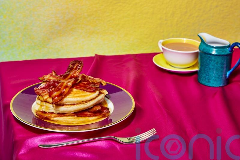 Megan McKenna’s famous pancakes with crispy bacon and maple syrup recipe