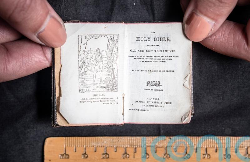 Tiny bible rediscovered during lockdown &lsquo;belongs to everyone&rsquo;