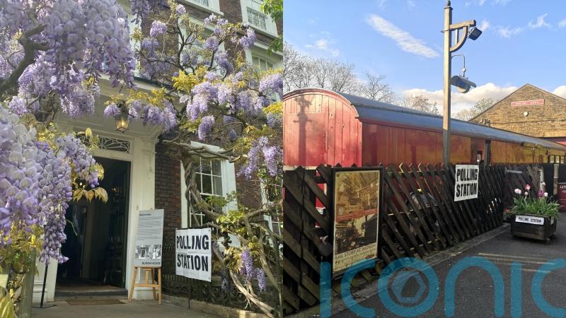 Jewellery museum and railway carriage among voters’ favourite polling stations