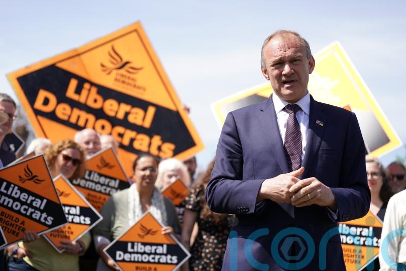 Lib Dems will seize ‘Blue Wall’ constituencies from Tories, says Sir Ed Davey