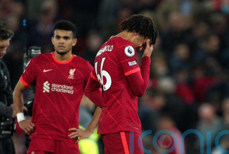 Liverpool’s Premier League title charge stalls as Spurs claim point at Anfield