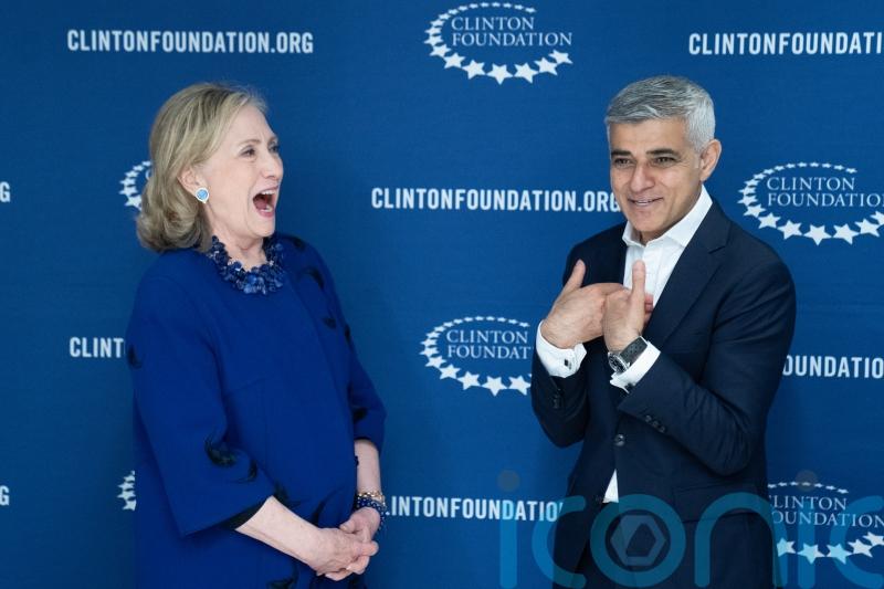 Sadiq Khan meets Hillary Clinton and New York Mayor during US trip