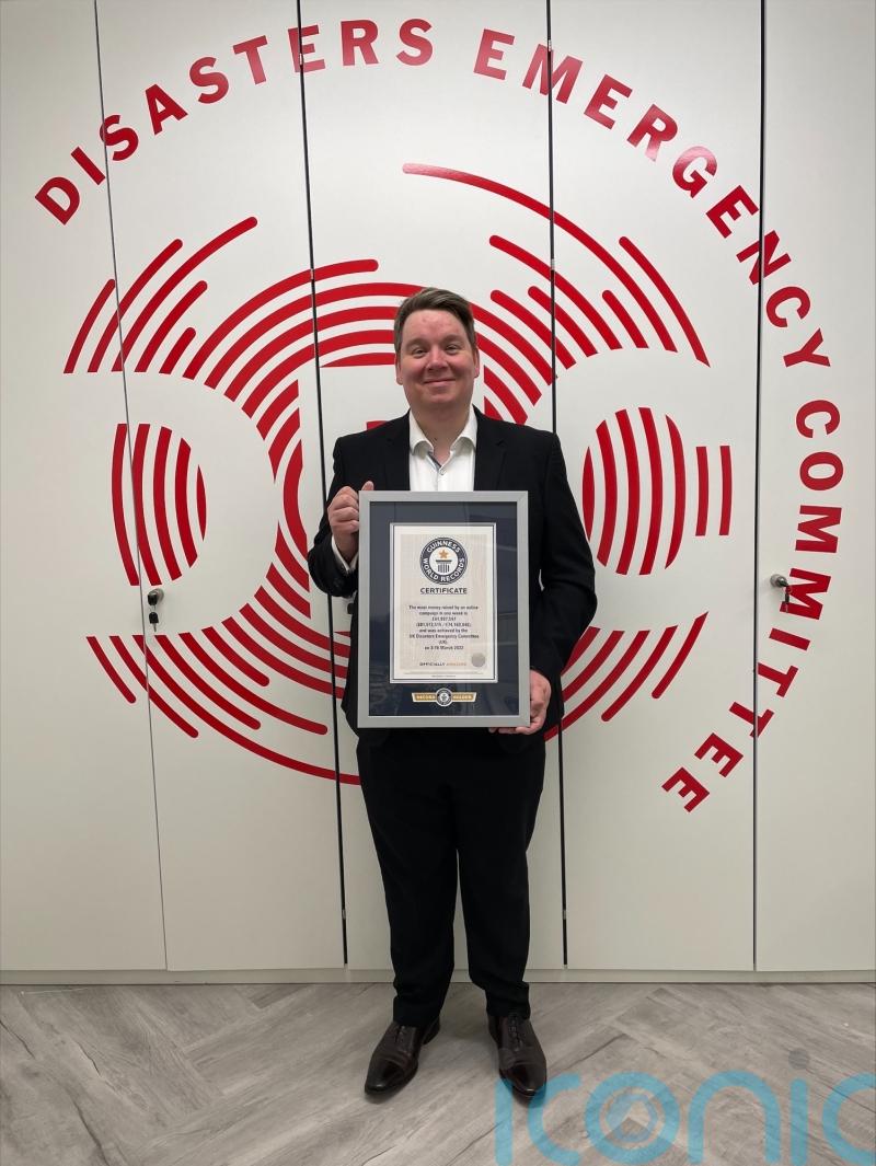 &lsquo;Generous UK public&rsquo; helps Ukraine appeal set new fundraising record