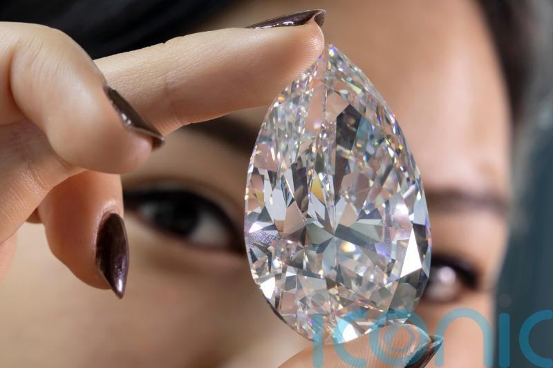 Egg-sized diamond called The Rock fetches £17.7m at Swiss sale