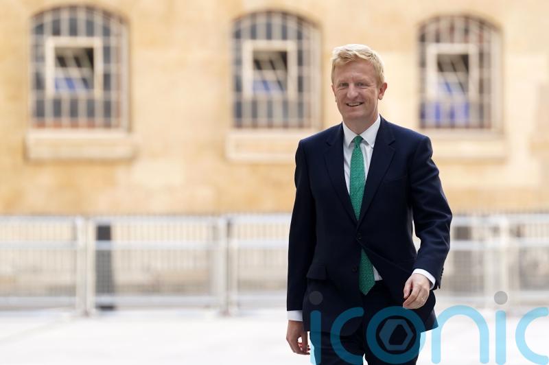 Oliver Dowden denies making light of ‘partygate’ with champagne donation