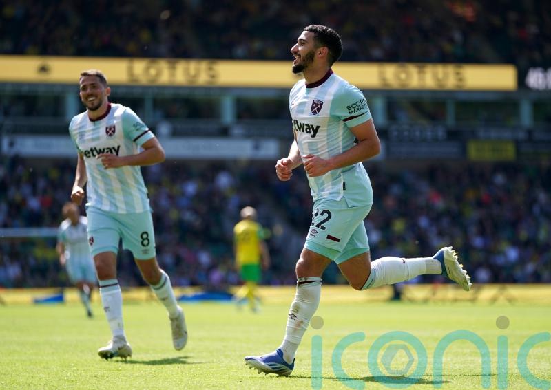 Injured Said Benrahma sidelined for West Ham against Manchester City