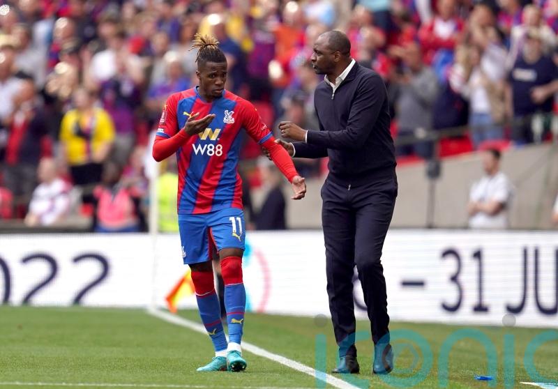 Patrick Vieira challenges Wilfried Zaha to reach 20-goal mark next season