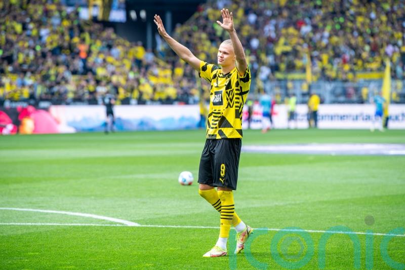 Erling Haaland scores penalty on final appearance for Borussia Dortmund