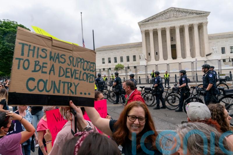 Tens of thousands join US protests in support of abortion rights