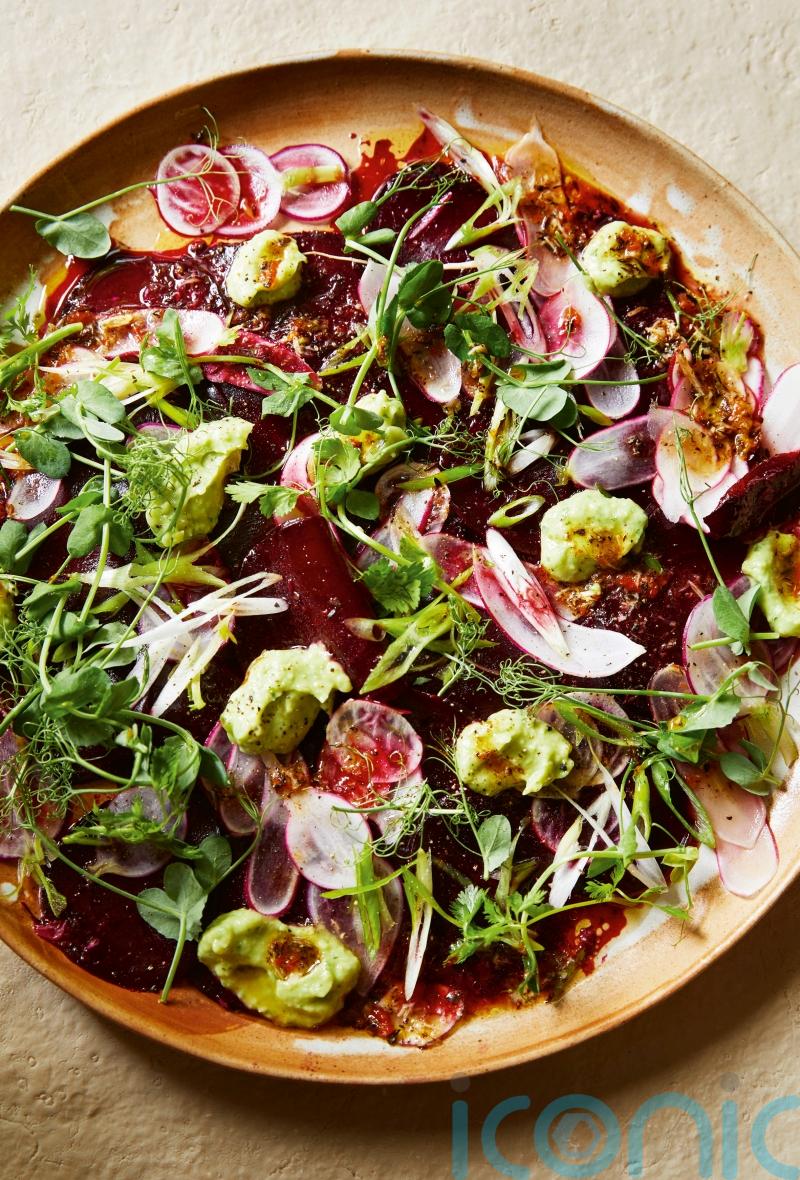 Thomasina Miers’ beetroot ceviche with tarragon and blood orange recipe