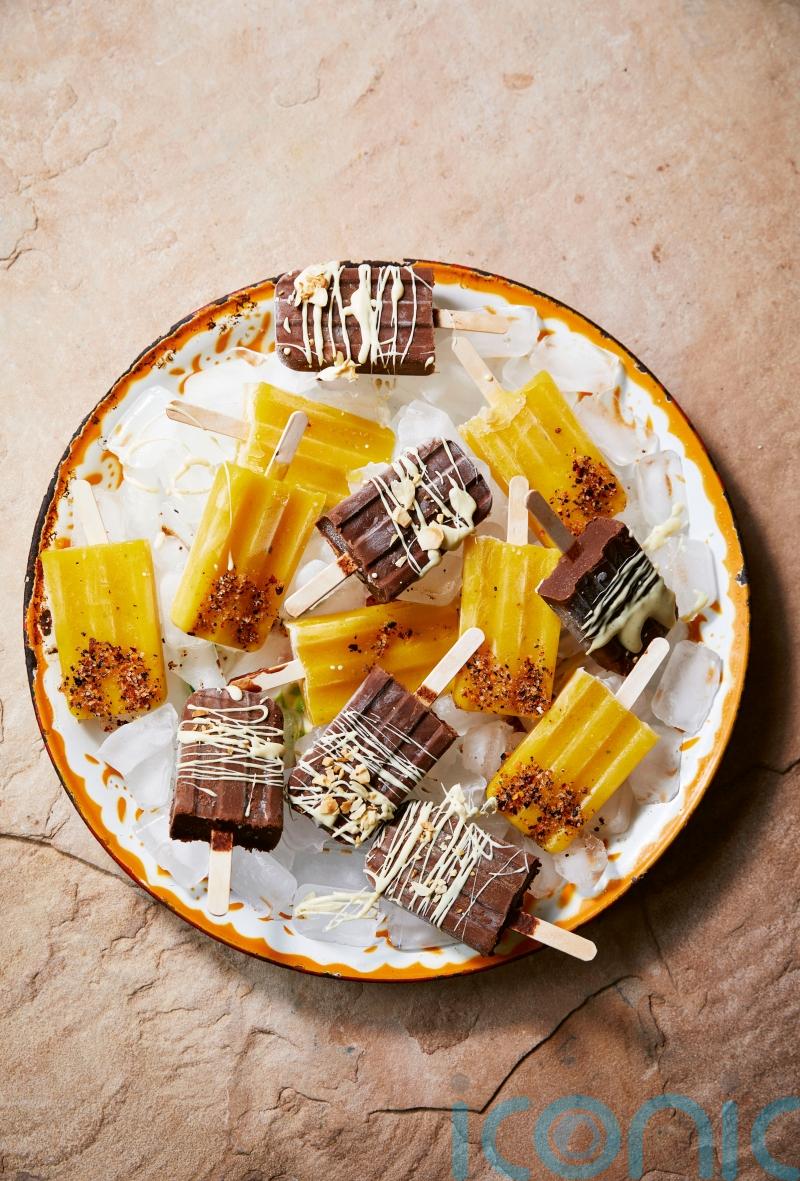Thomasina Miers’ mango and chocolate paletas recipe