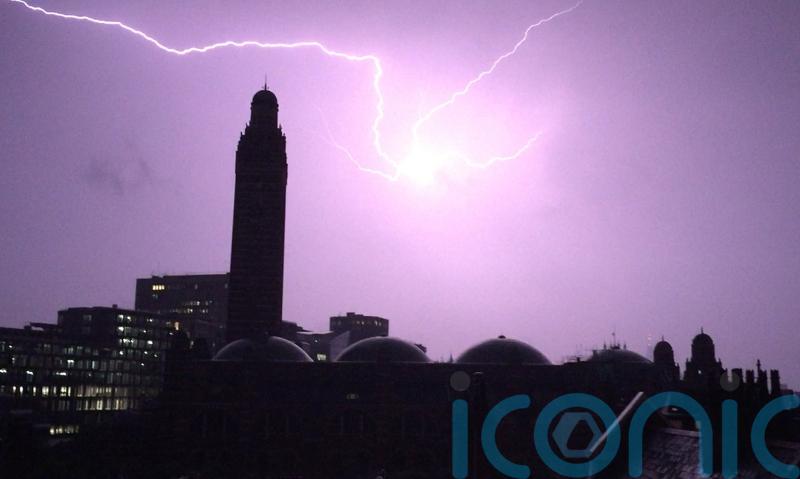 Homes damaged after outbreak of lightning strikes during storms