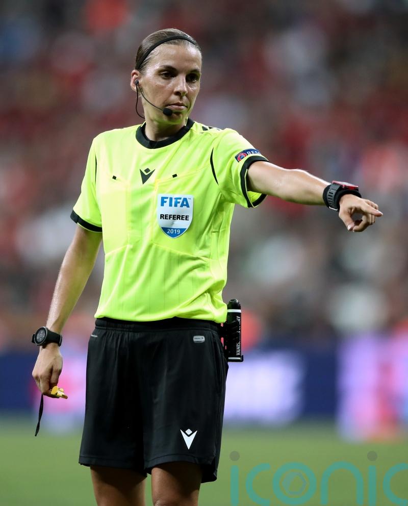 Who are the three female referees selected to officiate at 2022 men’s World Cup?