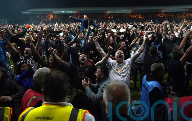 Pitch invasions a ‘disaster’ for football, warns Accrington chairman Andy Holt