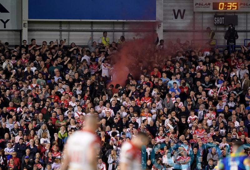 St Helens vow to take action after crowd disturbances mar win over Warrington