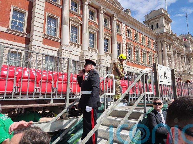 Three taken to hospital after stands collapse at Trooping the Colour rehearsal
