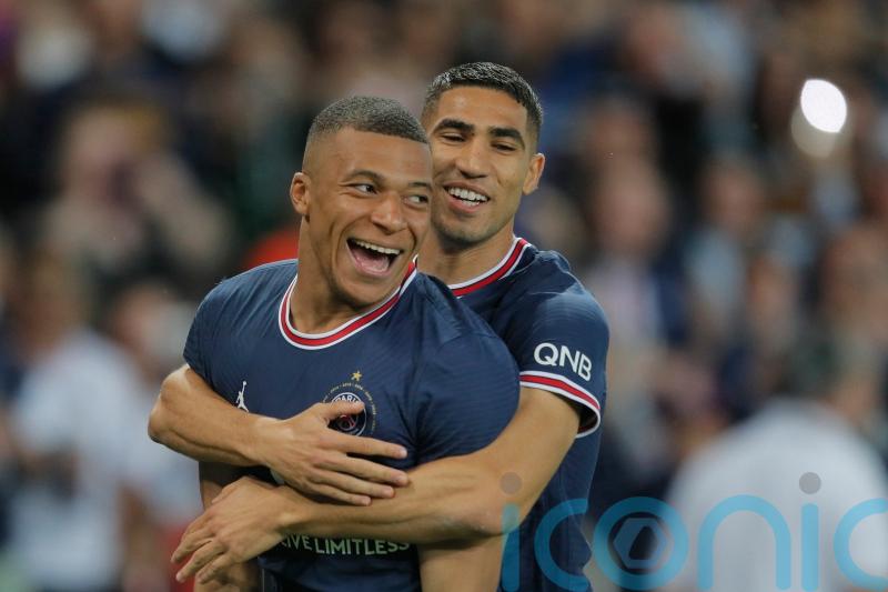 Kylian Mbappe celebrates new deal with hat-trick for PSG