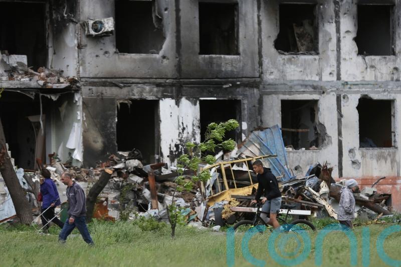 Russia presses Donbas offensive as Polish leader visits Kyiv
