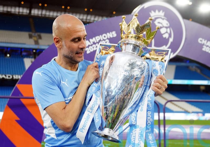 My players are legends, says Pep Guardiola after Manchester City’s title success