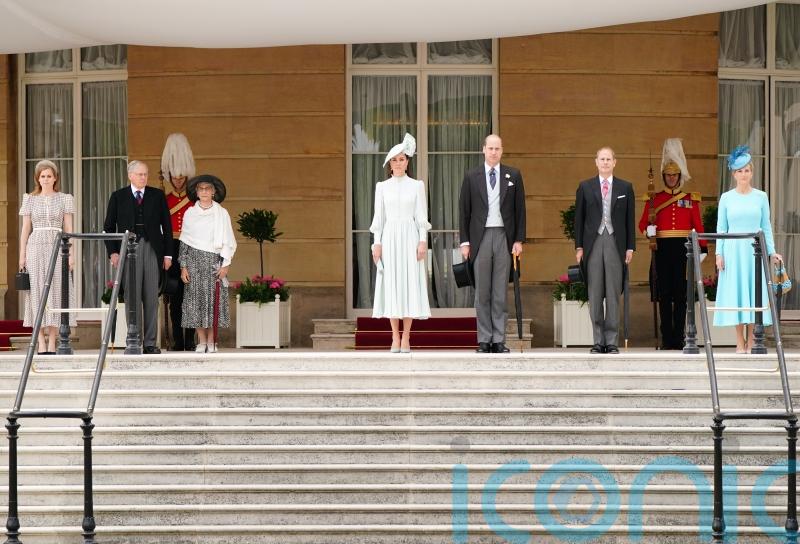 Kate reunited with Holocaust survivor at royal garden party