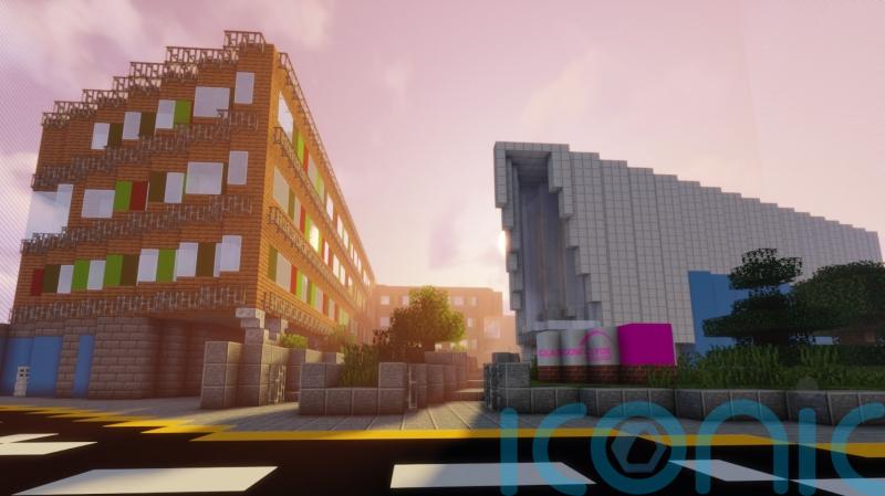 College recreates campus in video game Minecraft for open day