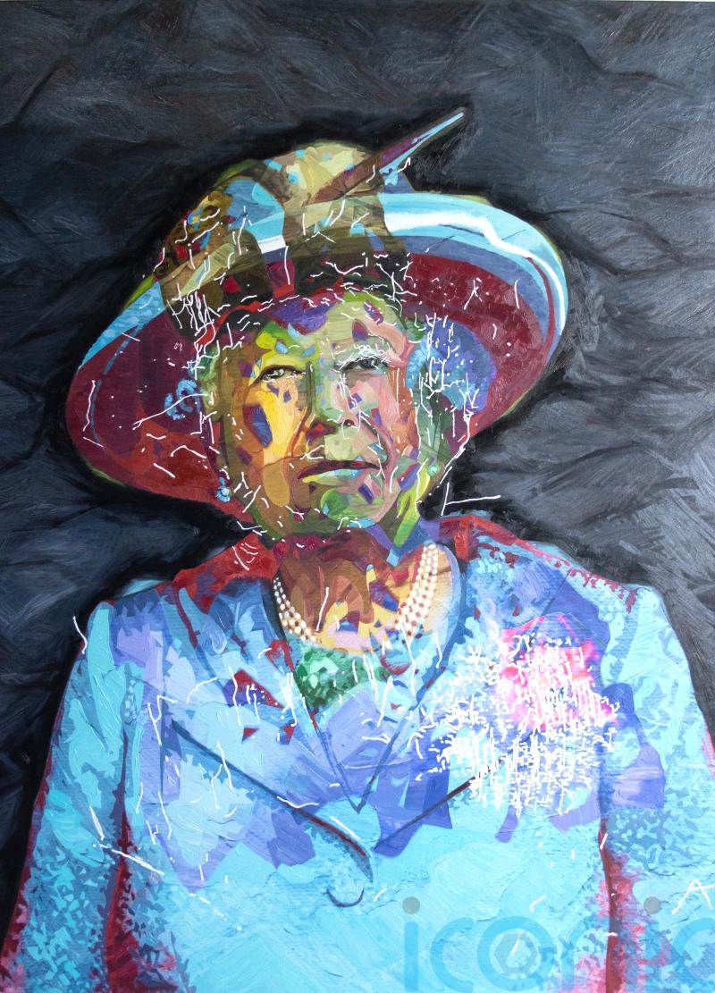 Portrait of the Queen painted by robot artist Ai-Da is unveiled