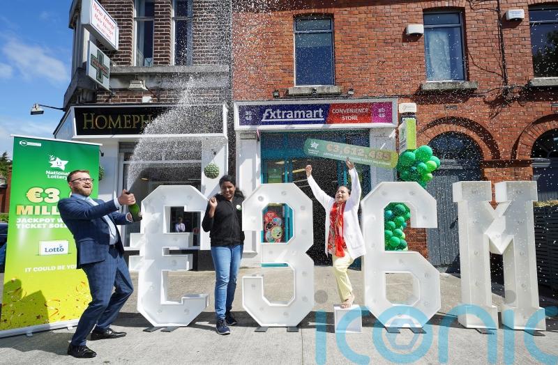 Dublin shop owner ‘delighted’ at selling 3.6 million euro winning lotto ticket