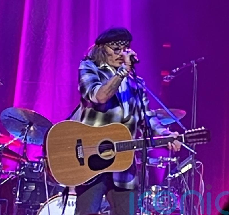 Johnny Depp appears on stage in UK for second time amid US defamation trial