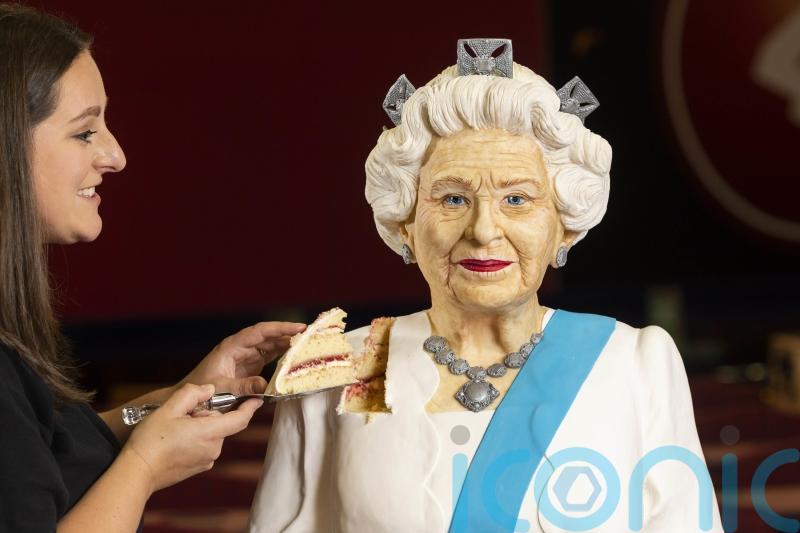 Life-sized Queen cake created for Platinum Jubilee celebration