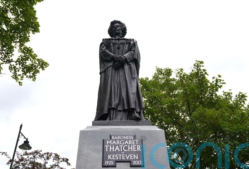 Margaret Thatcher statue unveiled despite protests