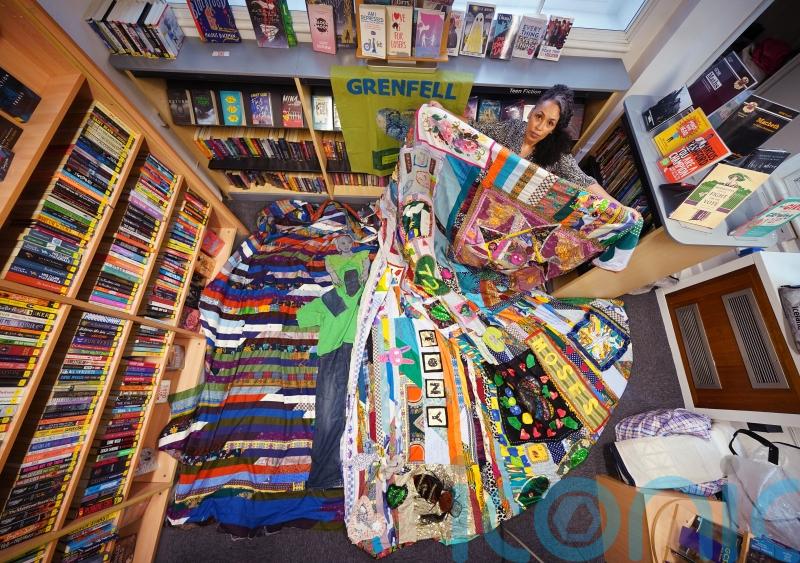 Sewing for Justice: Grenfell survivors craft giant memorial quilt