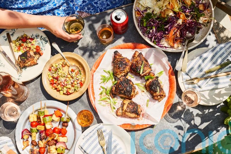 Melissa Hemsley’s Filipino chicken with mango-tomato salsa recipe