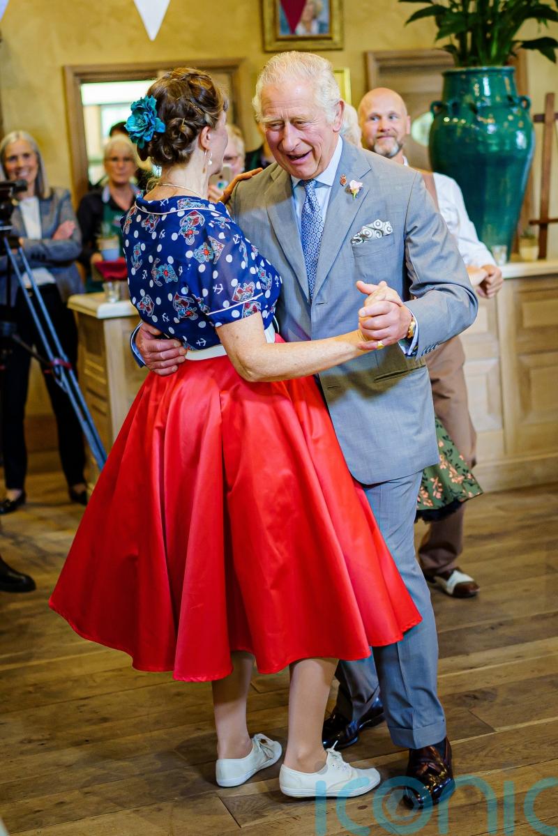 Charles swings into Queen’s jubilee with Jools Holland at Highgrove tea dance