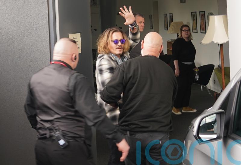 Johnny Depp mobbed by fans in Glasgow following a week of UK tour dates