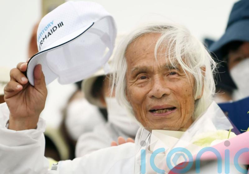 Japanese man, 83, ready for more after solo crossing of Pacific