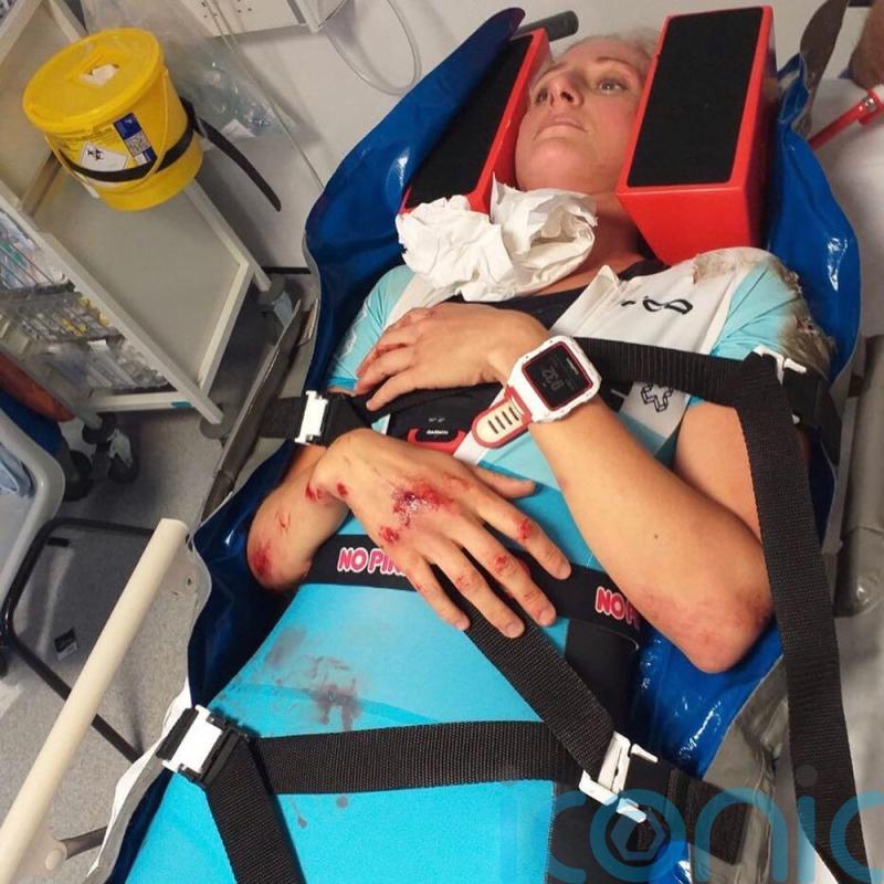 Superfit businesswoman’s career as triathlete ends when she is mown down and severely injured at a race but help for PTSD leads her to love